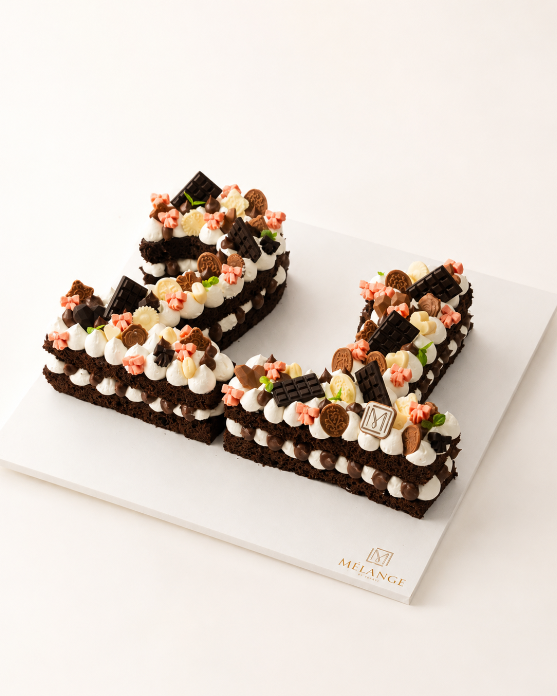 Numbers Custom Cake