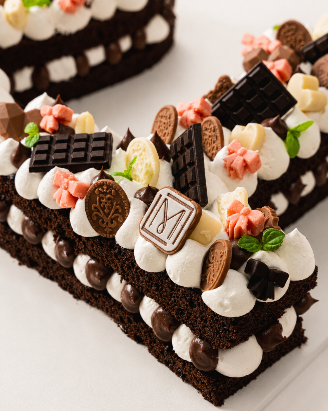 Numbers Custom Cake