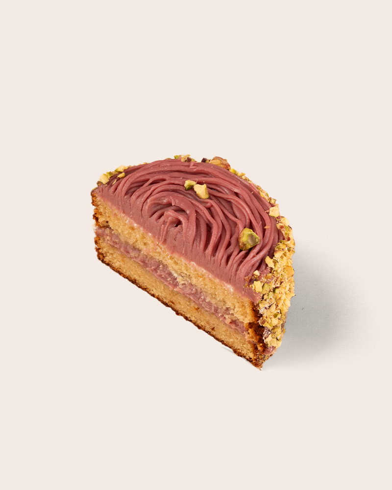 Pistachio Raspberry Cake